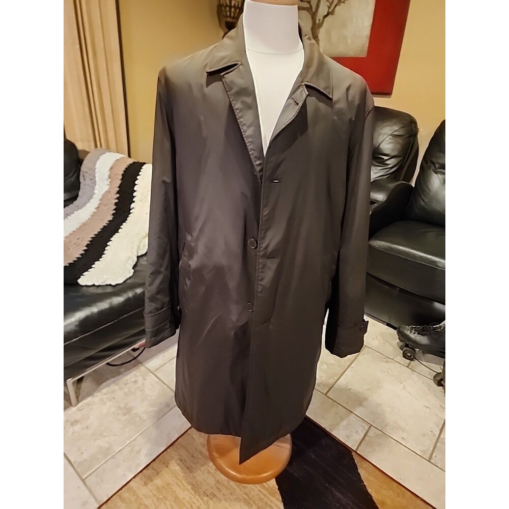 Men’s Quattro Brown Raincoat Overcoat  Size 40L